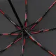 Зонт складной AOC Mini с цветными спицами ver.2, красный