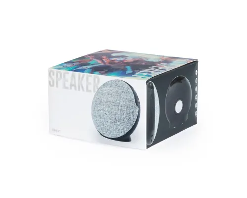 Bluetooth колонка FABRIC BASS круглая Bluetooth колонка FABRIC BASS круглая