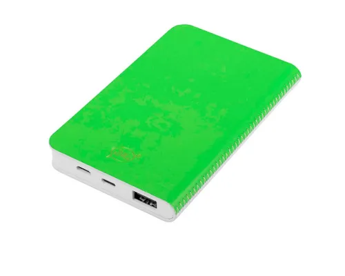 Универсальный аккумулятор "Franki" (4000mAh),белый с зеленым, 7,5х12,1х1,1см