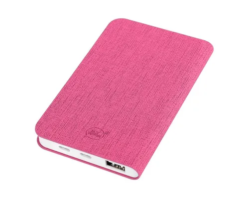 Универсальный аккумулятор "Provence" (4000mAh),розовый,7,5х12,1х1,1см, искусственная кожа,пл