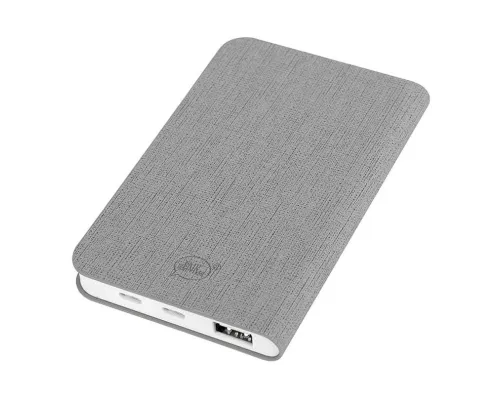 Универсальный аккумулятор "Provence" (4000mAh),светло-серый,7,5х12,1х1,1см, искусственная ко
