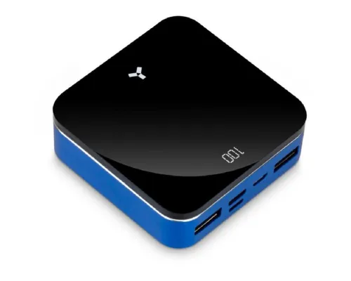 Внешний аккумулятор Accesstyle Violet 10MP , 10000 мАч, синий/черный