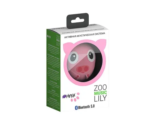 Беспроводная колонка HIPER ZOO Lily, Pig Беспроводная колонка HIPER ZOO Lily, Pig