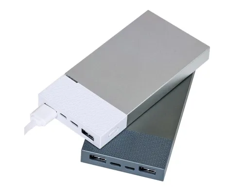 Универсальный аккумулятор "Slim Pro" (10000mAh),серый, 13,8х6,7х1,5 см,пластик,металл