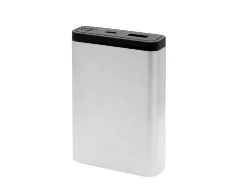 Внешний аккумулятор MeToo  10000 mAh, металлический