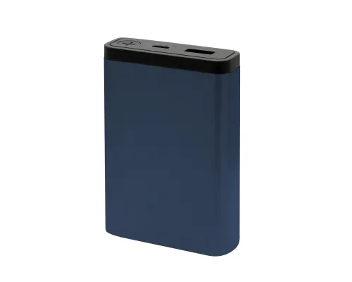 Внешний аккумулятор MeToo  10000 mAh, металлический