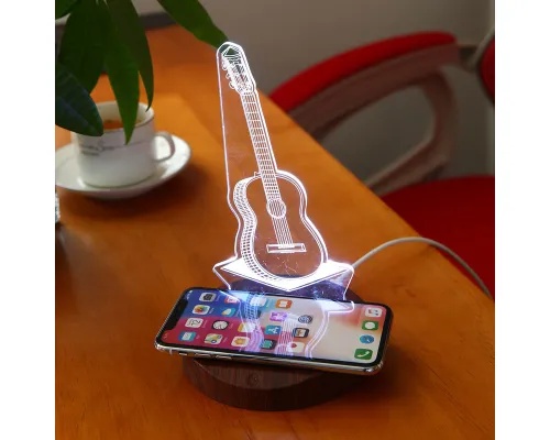 Беспроводное зарядное устройство – ночник Light Up Беспроводное зарядное устройство – ночник Light Up