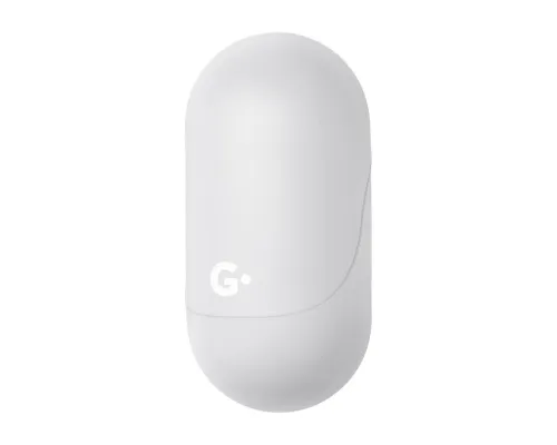 Наушники беспроводные GEOZON WAVE, с зарядным боксом, покрытие soft touch, белые