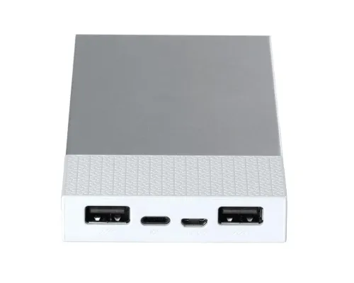 Универсальный аккумулятор "Slim Pro" (10000mAh),серый, 13,8х6,7х1,5 см,пластик,металл