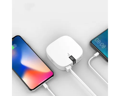Внешний аккумулятор Revil, 10000 mAh, белый