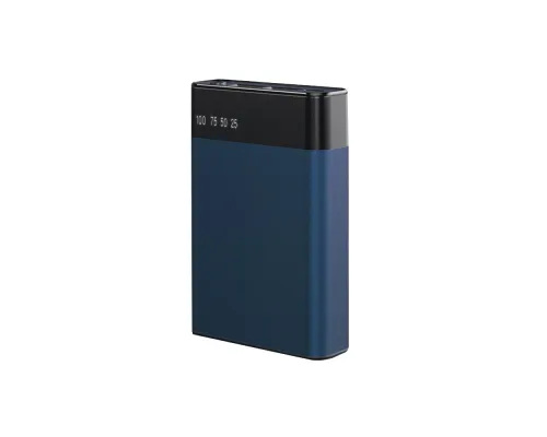 Внешний аккумулятор в металлическом корпусе Apria, 10000 mAh, синий