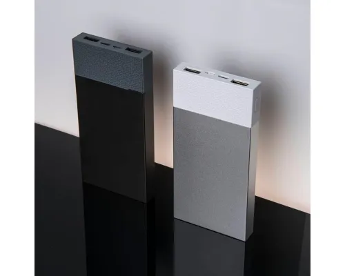 Универсальный аккумулятор "Slim Pro" (10000mAh),серый, 13,8х6,7х1,5 см,пластик,металл