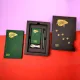 Универсальный аккумулятор "Tabby" (4000mAh), зеленый, 7,5х12,1х1,1см