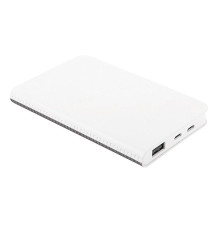 Универсальный аккумулятор "Franki" (4000mAh),белый с черным, 7,5х12,1х1,1см