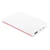 Универсальный аккумулятор "Franki" (4000mAh),белый с красным, 7,5х12,1х1,1см