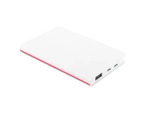 Универсальный аккумулятор "Franki" (4000mAh),белый с красным, 7,5х12,1х1,1см