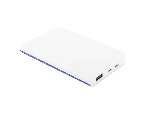 Универсальный аккумулятор "Franki" (4000mAh),белый с синим, 7,5х12,1х1,1см