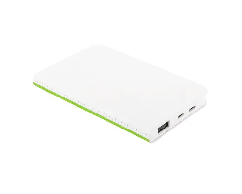 Универсальный аккумулятор "Franki" (4000mAh),белый с зеленым, 7,5х12,1х1,1см