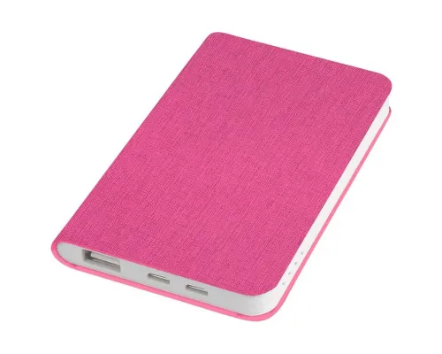 Универсальный аккумулятор "Provence" (4000mAh),розовый,7,5х12,1х1,1см, искусственная кожа,пл