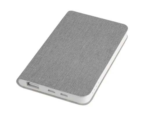 Универсальный аккумулятор "Provence" (4000mAh),светло-серый,7,5х12,1х1,1см, искусственная ко