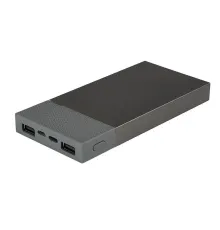 Универсальный аккумулятор "Slim Pro" (10000mAh),серый, 13,8х6,7х1,5 см,пластик,металл