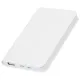 Универсальный аккумулятор "Softi" (4000mAh),белый, 7,5х12,1х1,1см, искусственная кожа, пластик