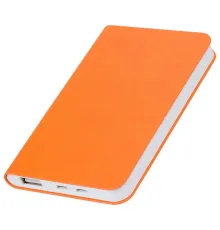 Универсальный аккумулятор "Softi" (4000mAh),оранжевый, 7,5х12,1х1,1см, искусственная кожа,пл