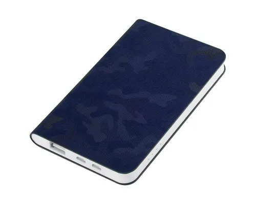 Универсальный аккумулятор "Tabby" (4000mAh), темно-синий, 7,5х12,1х1,1см