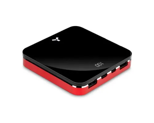 Внешний аккумулятор Accesstyle Carmine 8MP 8000 мАч, черный/красный