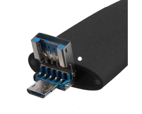 Флешка Pebble Universal, USB 3.0, черная, 32 Гб Флешка Pebble Universal, USB 3.0, черная, 32 Гб