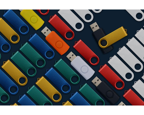 Флешка Twist Color, синяя, 16 Гб Флешка Twist Color, синяя, 16 Гб