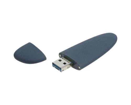 Флешка Pebble Universal, USB 3.0, серо-синяя, 32 Гб Флешка Pebble Universal, USB 3.0, серо-синяя, 32 Гб