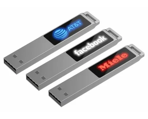 Флешка markBright с белой подсветкой, 16 Гб Флешка markBright с белой подсветкой, 16 Гб