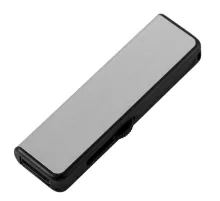 Флешка Ferrum, серебристая с черным, 8 Гб