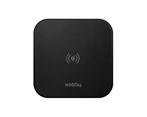 Беспроводное зарядное устройство Nobby Practic, черное Беспроводное зарядное устройство Nobby Practic, черное