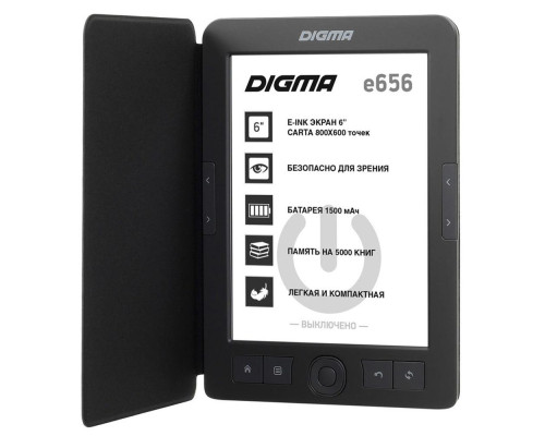 Электронная книга Digma E656, темно-серая