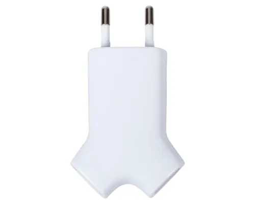 Сетевое зарядное устройство Uniscend Double USB, белое Сетевое зарядное устройство Uniscend Double USB, белое
