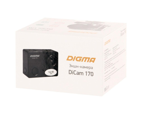 Экшн-камера Digma DiCam 170, черная