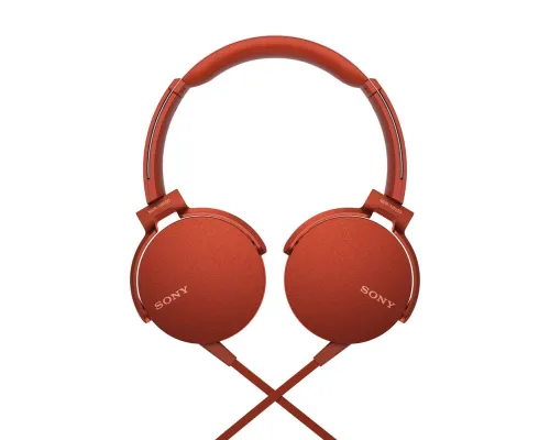 Наушники Sony XB-550, красные Наушники Sony XB-550, красные