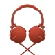 Наушники Sony XB-550, красные