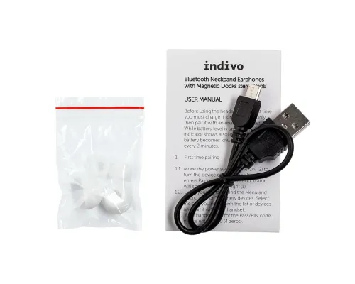 Bluetooth наушники stereoBand, белые Bluetooth наушники stereoBand, белые