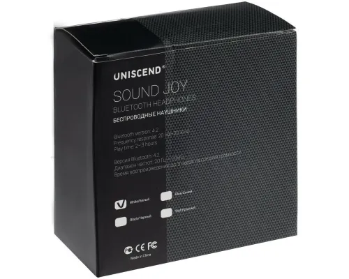 Беспроводные наушники Uniscend Sound Joy, белые Беспроводные наушники Uniscend Sound Joy, белые