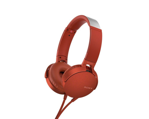 Наушники Sony XB-550, красные Наушники Sony XB-550, красные