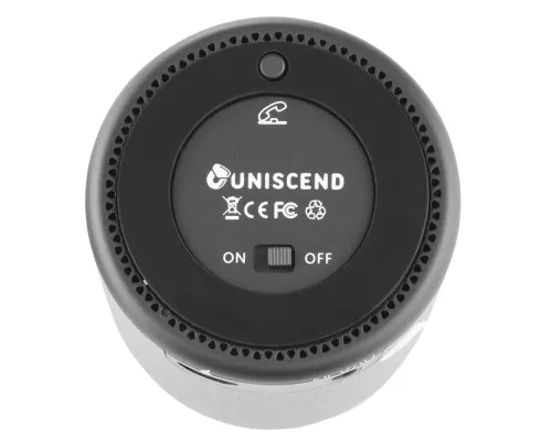Беспроводная колонка Uniscend Grinder, серая Беспроводная колонка Uniscend Grinder, серая