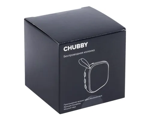 Беспроводная колонка Chubby, белая
