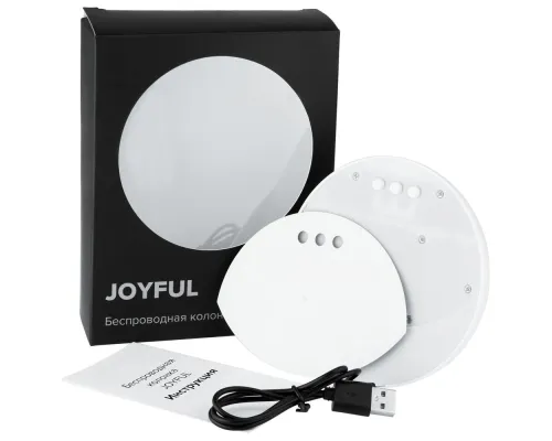 Беспроводная колонка Joyful, белая