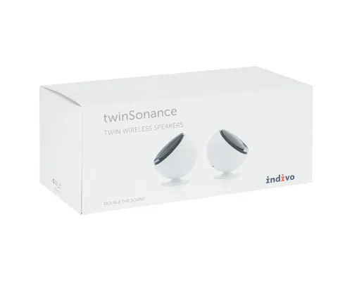 Беспроводные стереоколонки twinSonance, белые Беспроводные стереоколонки twinSonance, белые