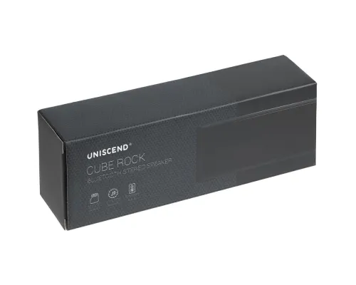 Беспроводная стереоколонка Uniscend Cube Rock, темно-синяя Беспроводная стереоколонка Uniscend Cube Rock, темно-синяя