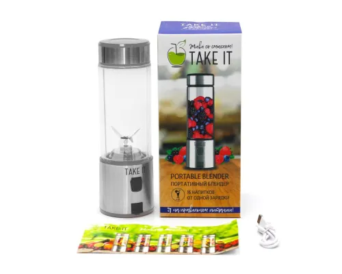 Портативный блендер Take It X4, серый