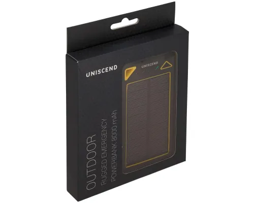 Внешний аккумулятор Uniscend Outdoor 8000 мАч с солнечной батареей Внешний аккумулятор Uniscend Outdoor 8000 мАч с солнечной батареей